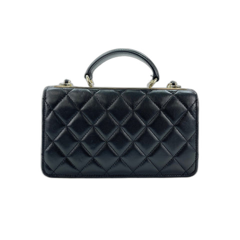 CHANEL Trendy CC Shoulder Bag lambskin black WS33042