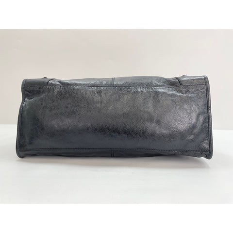 BALENCIAGA Giant City Boston bag leather black WS33043