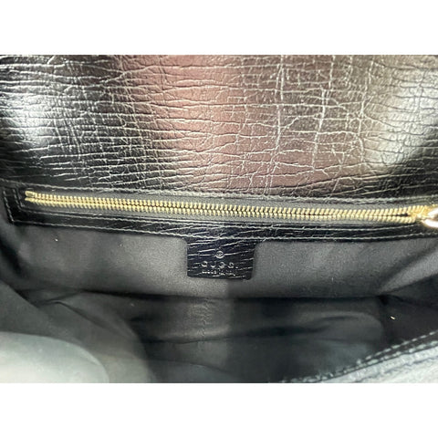GUCCI Horsebit Handbag black WS33044