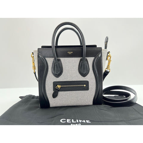 CELINE Luggage Shoulder Bag black WS33046
