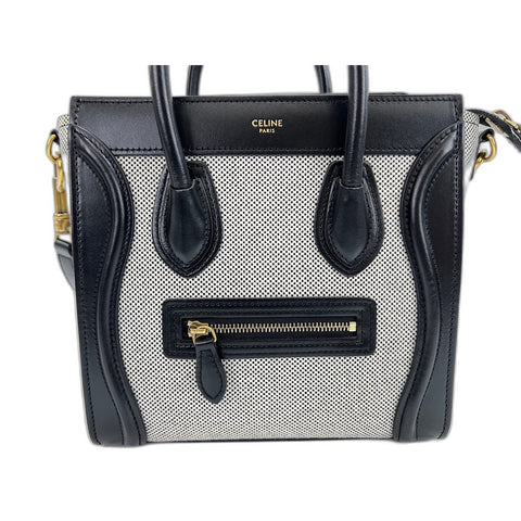 CELINE Luggage Shoulder Bag black WS33046