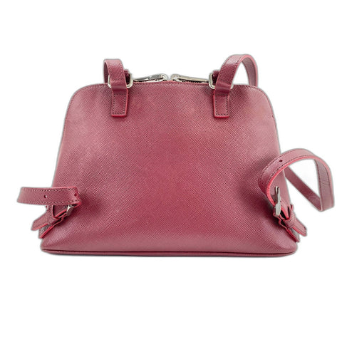 PRADA Handbag leather Red WS33049