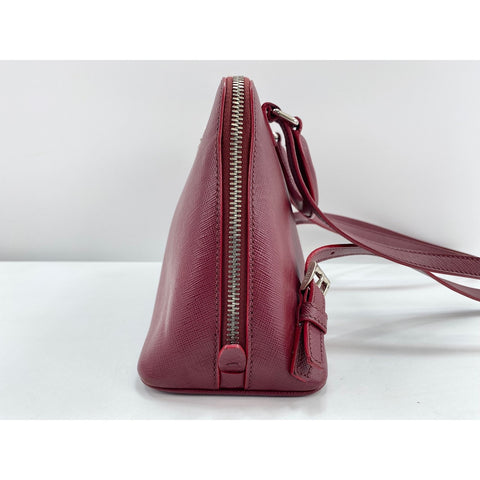 PRADA Handbag leather Red WS33049