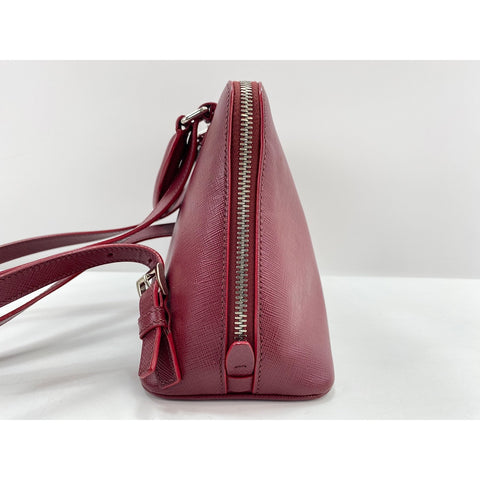 PRADA Handbag leather Red WS33049