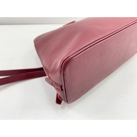 PRADA Handbag leather Red WS33049