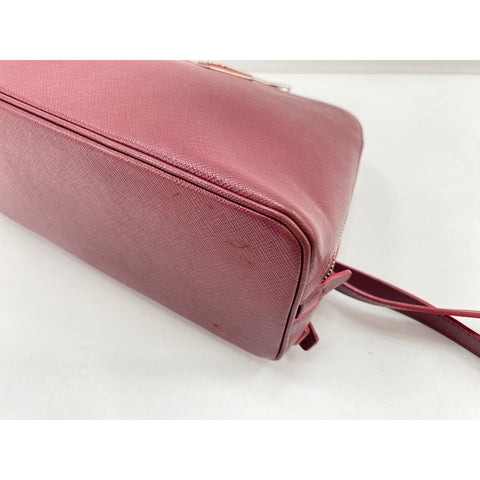 PRADA Handbag leather Red WS33049
