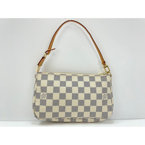 LOUIS VUITTON Pochette Accessoires Handbag white WS33053