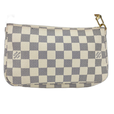 LOUIS VUITTON Pochette Accessoires Handbag white WS33053