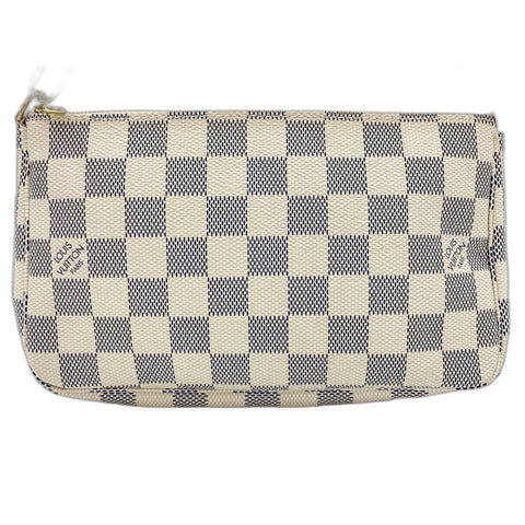 LOUIS VUITTON Pochette Accessoires Handbag white WS33053