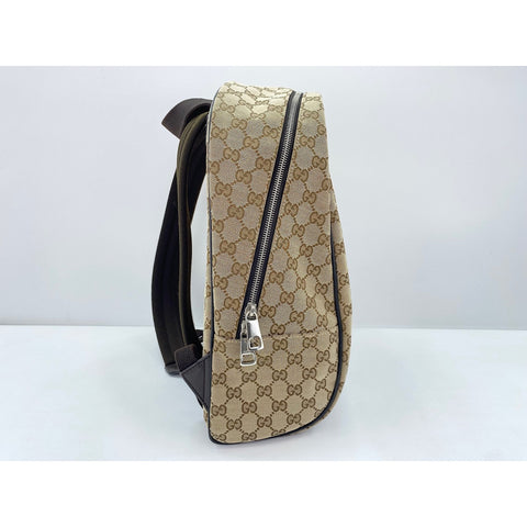 GUCCI Backpack  Daypack Brown WS33056