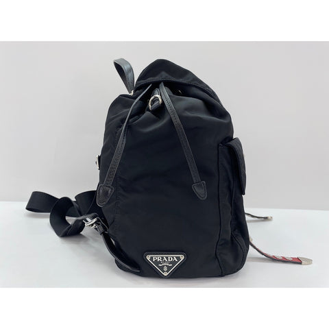 PRADA NEW VELA Backpack  Daypack Nylon black WS33058