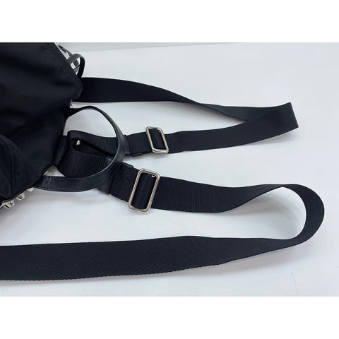 PRADA NEW VELA Backpack  Daypack Nylon black WS33058