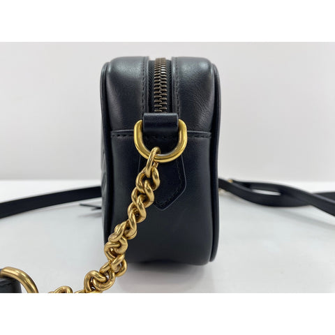 GUCCI GG Marmont Shoulder Bag leather black WS33059