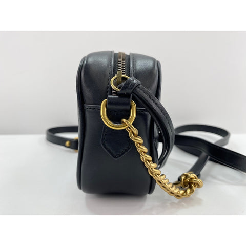 GUCCI GG Marmont Shoulder Bag leather black WS33059
