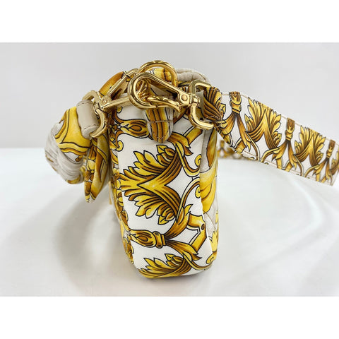 FENDI x Versace Fender Bucket Shoulder Bag silk yellow WS33065