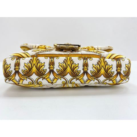 FENDI x Versace Fender Bucket Shoulder Bag silk yellow WS33065