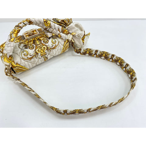 FENDI x Versace Fender Bucket Shoulder Bag silk yellow WS33065