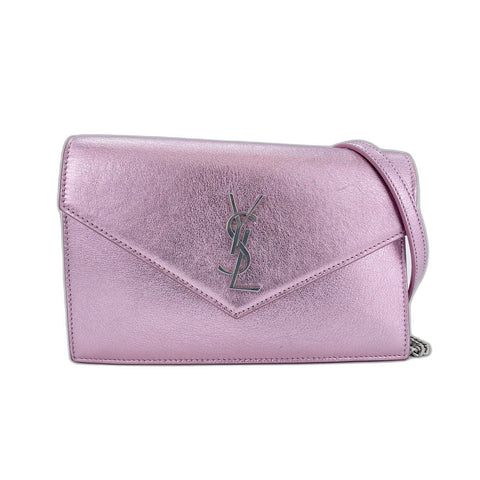 YVES SAINT LAURENT Shoulder Bag leather pink WS33066