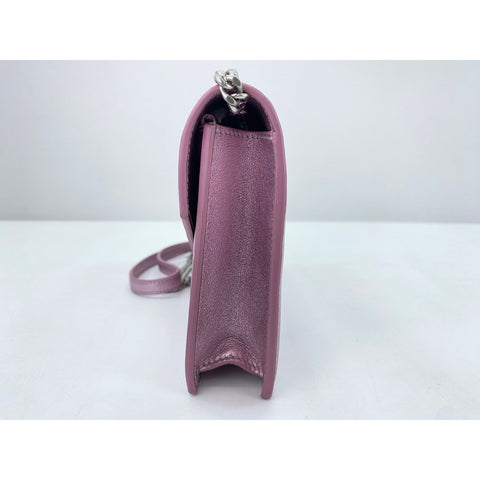 YVES SAINT LAURENT Shoulder Bag leather pink WS33066