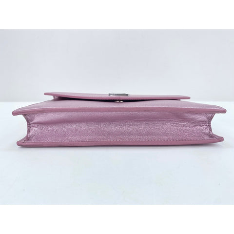 YVES SAINT LAURENT Shoulder Bag leather pink WS33066