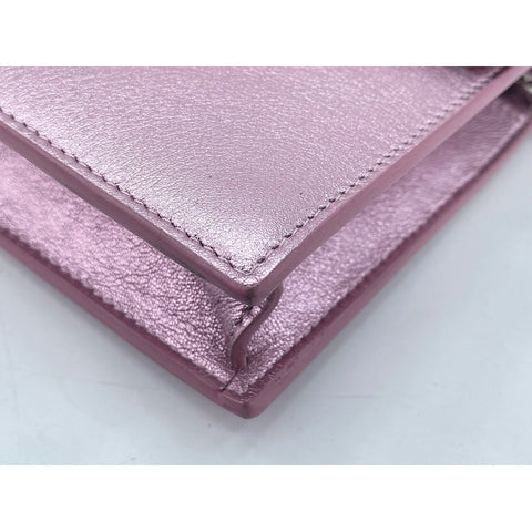 YVES SAINT LAURENT Shoulder Bag leather pink WS33066
