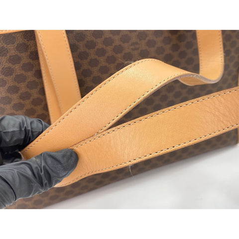 CELINE Shoulder Bag PVC Brown WS33068