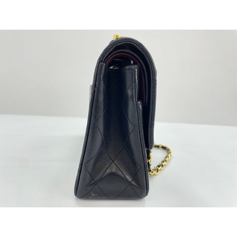 CHANEL Matrasse Shoulder Bag lambskin black WS33069