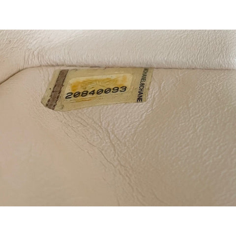 CHANEL Matrasse Shoulder Bag lambskin white WS33072