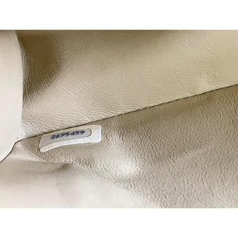 CHANEL Matelasse Shoulder Bag lambskin beige WS33073