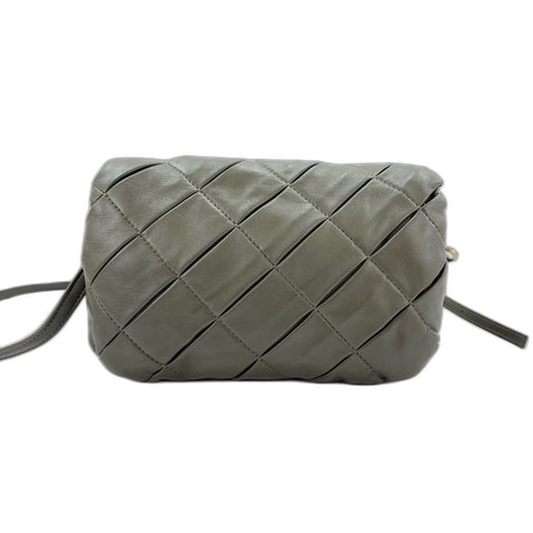 LOEWE Goya Puffer Shoulder Bag leather green WS33082