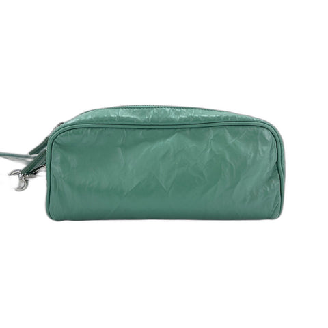 PRADA Nappa Antique Shoulder Bag leather green WS33083