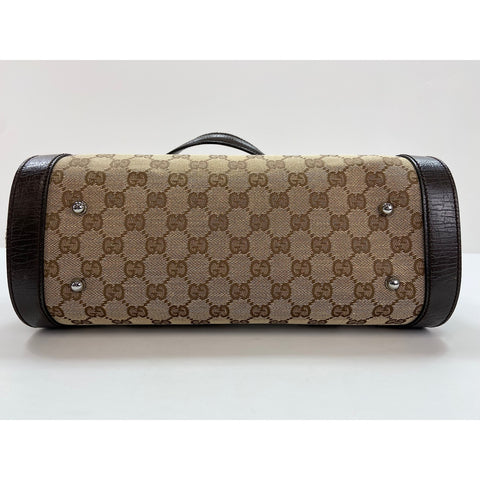 GUCCI Bamboo Handbag Brown WS33084