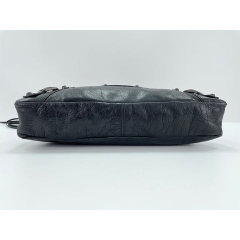 BALENCIAGA The first Handbag leather black WS33090