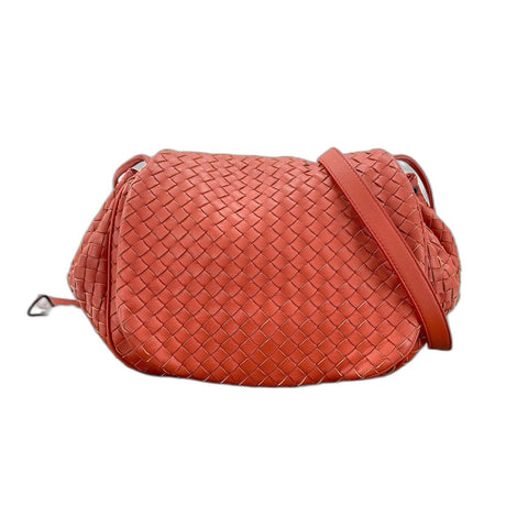 BOTTEGAVENETA INTRECCIATO Shoulder Bag leather Red WS33091
