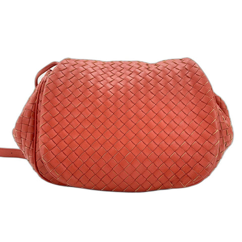BOTTEGAVENETA INTRECCIATO Shoulder Bag leather Red WS33091