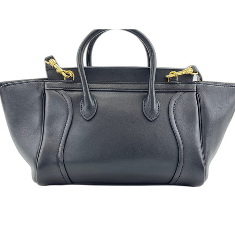 CELINE Little Luggage Handbag leather black WS33092