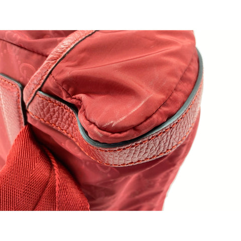 GUCCI Backpack Â· Daypack Nylon Red WS33094