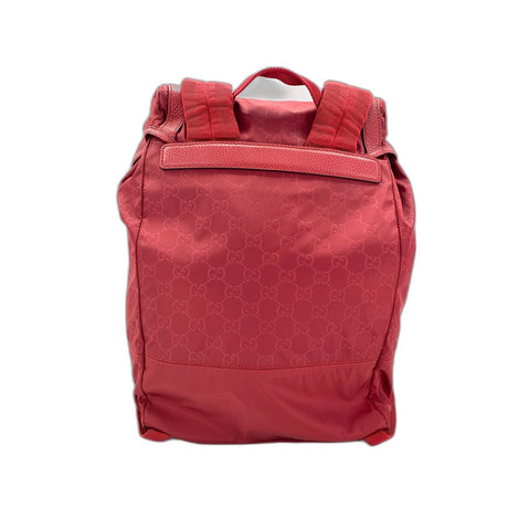 GUCCI Backpack  Daypack Nylon Red WS33094