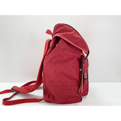 GUCCI Backpack Â· Daypack Nylon Red WS33094