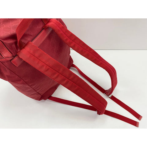 GUCCI Backpack Â· Daypack Nylon Red WS33094