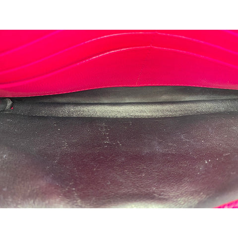 YVES SAINT LAURENT Cassandra Shoulder Bag leather pink WS33096