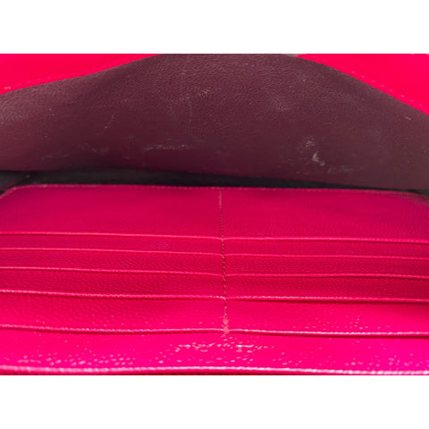 YVES SAINT LAURENT Cassandra Shoulder Bag leather pink WS33096