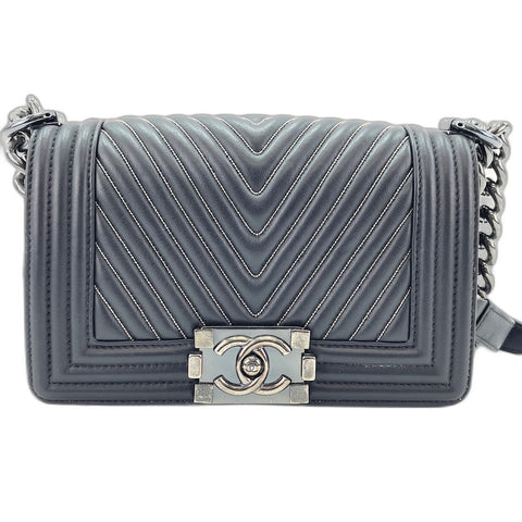 CHANEL Boy chanel Shoulder Bag black WS33097
