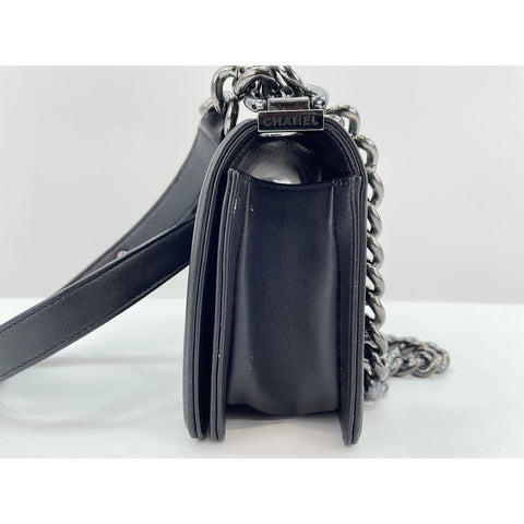 CHANEL Boy chanel Shoulder Bag black WS33097