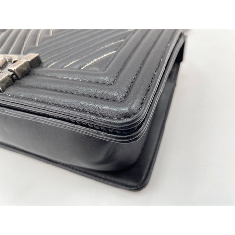 CHANEL Boy chanel Shoulder Bag black WS33097