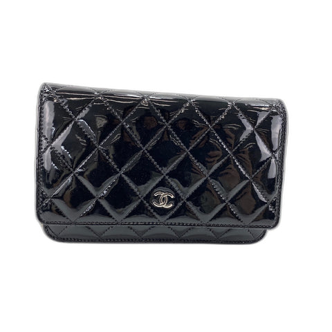 CHANEL Matrasse Shoulder Bag enamel black WS33098