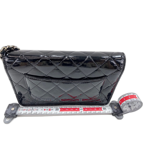 CHANEL Matrasse Shoulder Bag enamel black WS33098