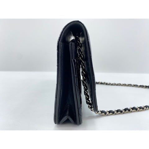 CHANEL Matrasse Shoulder Bag enamel black WS33098