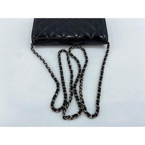 CHANEL Matrasse Shoulder Bag enamel black WS33098