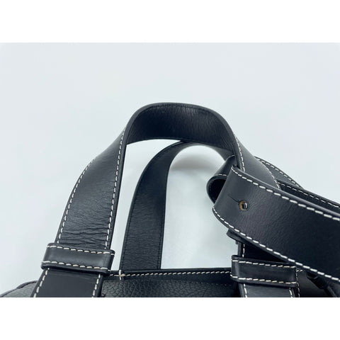 LOEWE hammock Handbag leather black WS33099